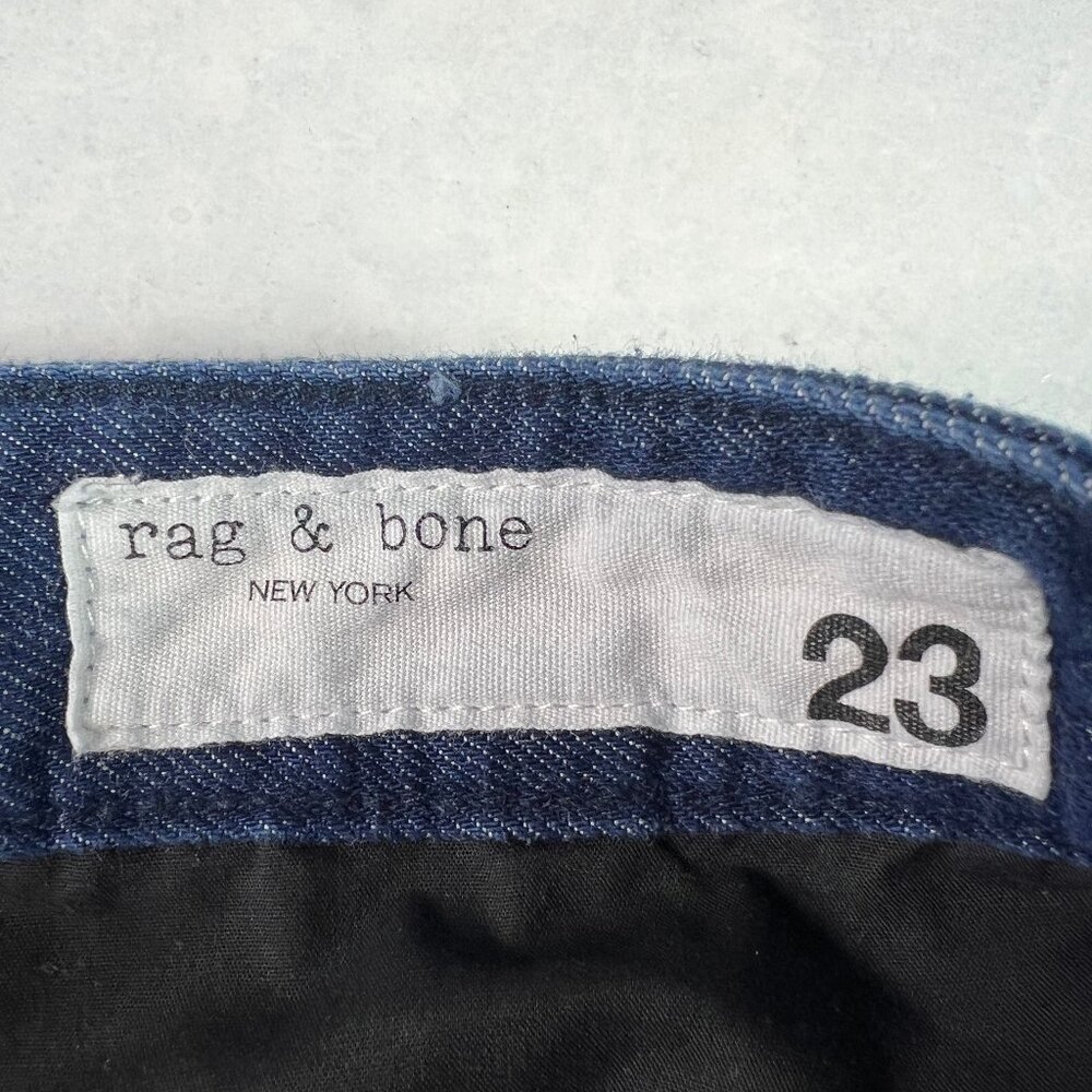 Rag & Bone Jean Women 25x28* Cassidy High Rise Wide Leg Cargo Blue Denim Tag 23 - Picture 7 of 16
